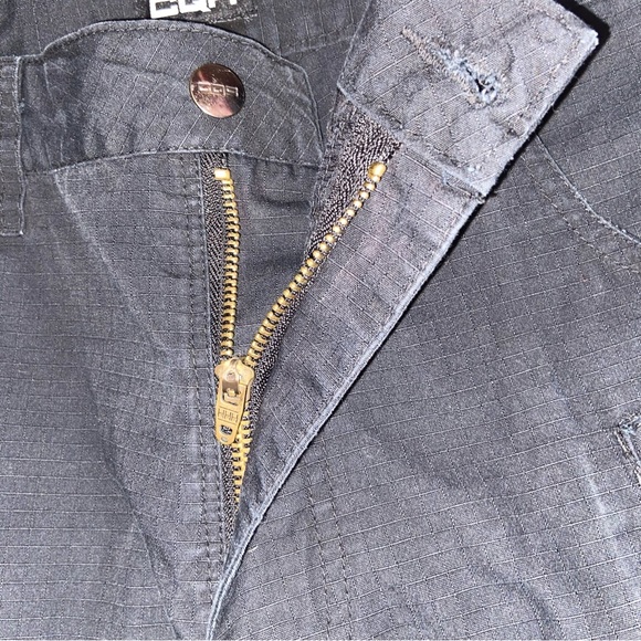 CQR Tactical Cargo Pants Mens 31X29 Ripstop Pockets Outdoor Utility Casual Black - Picture 7 of 9